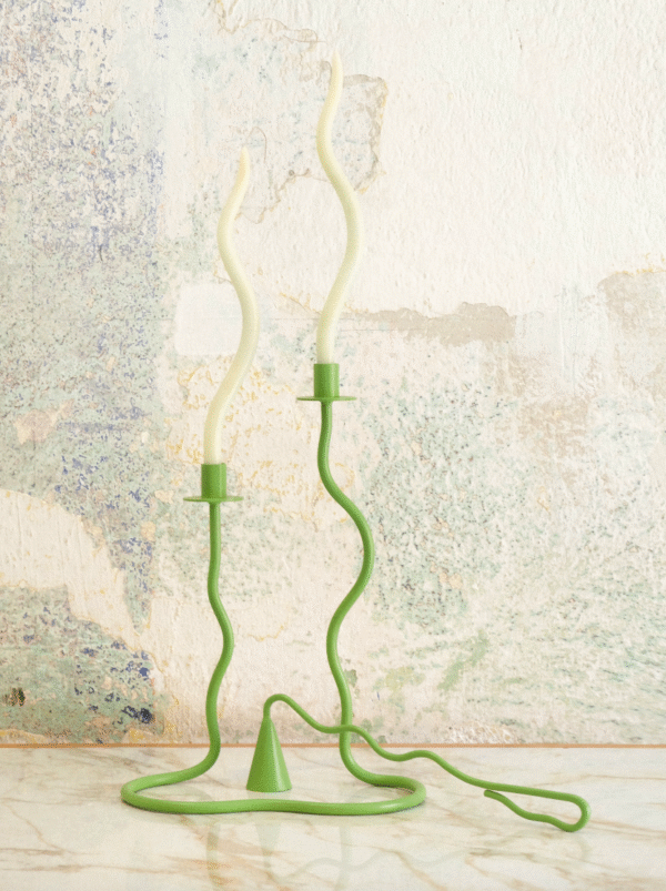 Waves Candleholder + Snuffer Set - Image 4