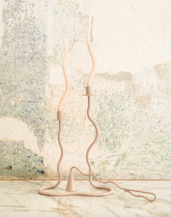 Waves Candleholder + Snuffer Set - Image 3